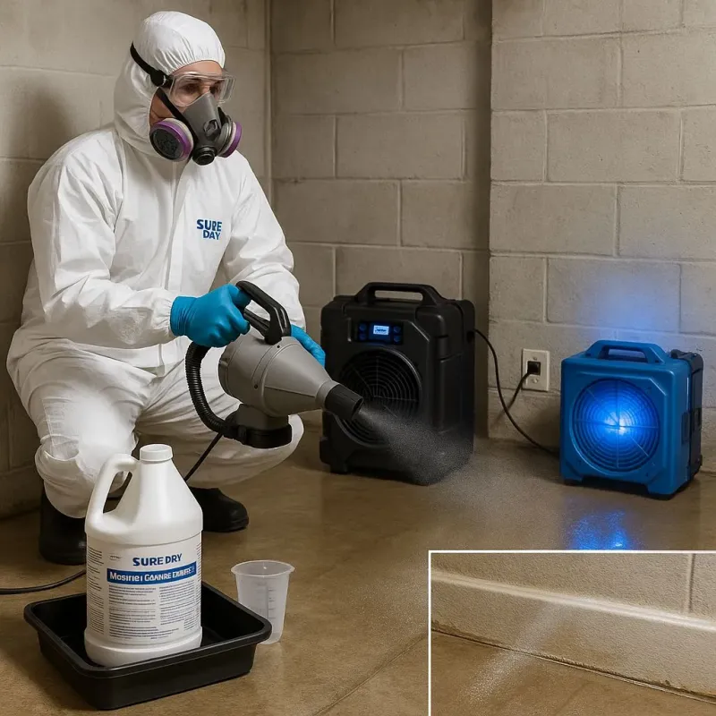 Sanitization and Odor Removal process in Cridersville, OH